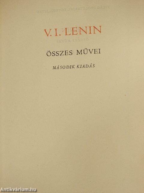 V. I. Lenin összes művei 6.