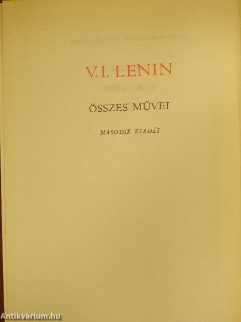 V. I. Lenin összes művei 15.