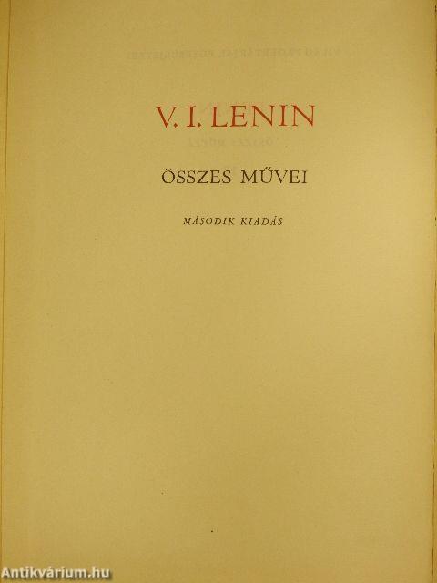 V. I. Lenin összes művei 10.