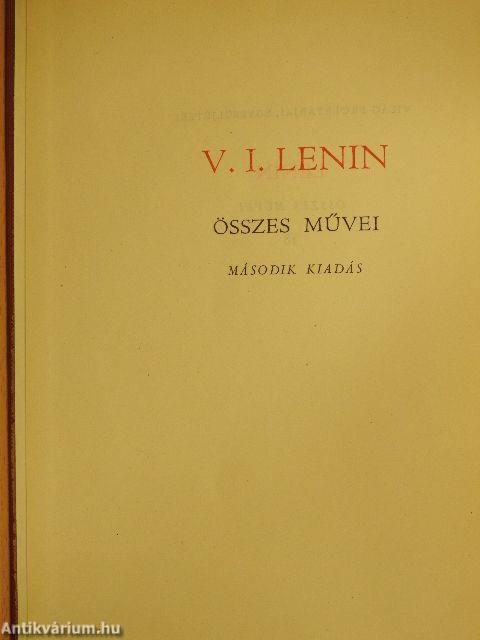 V. I. Lenin összes művei 18.