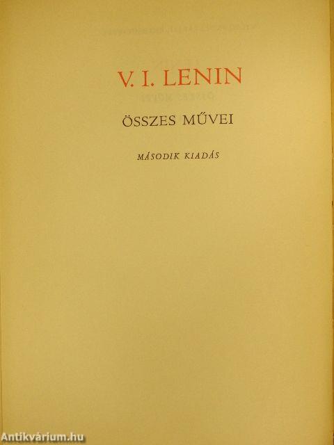 V. I. Lenin összes művei 19.