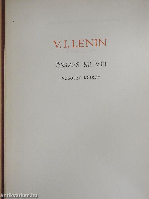 V. I. Lenin összes művei 4.