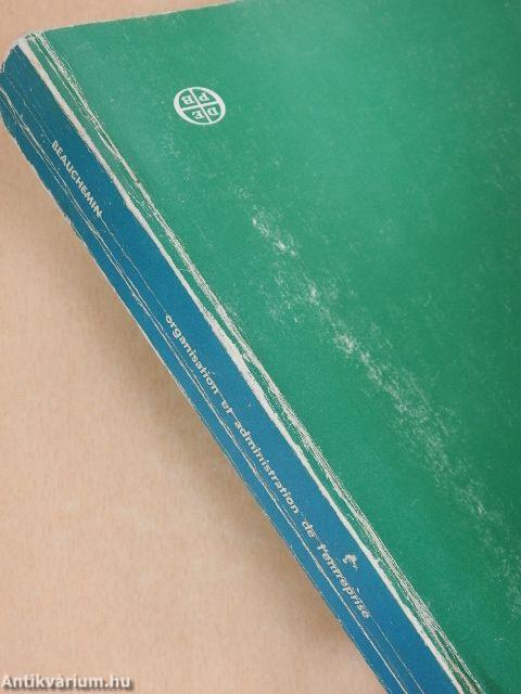 Organisation et administration de l'entreprise