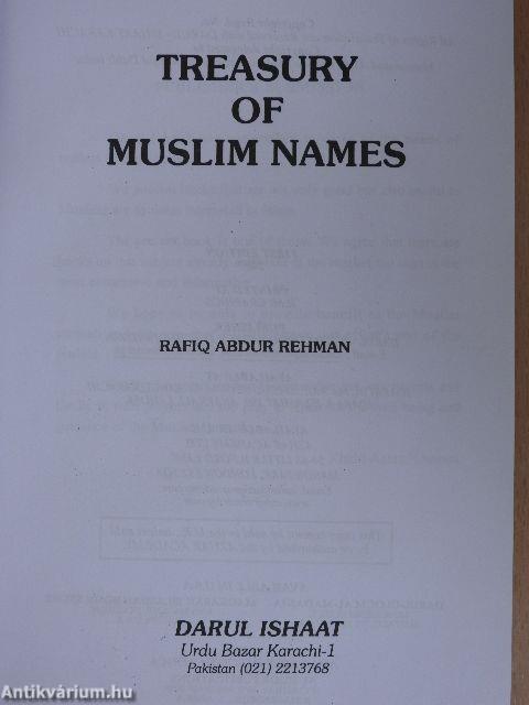 Treasury of Muslim Names