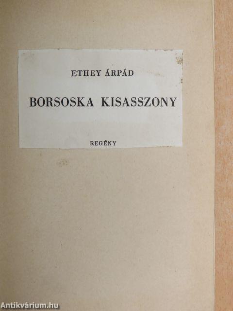 Borsoska kisasszony