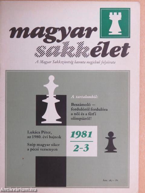 Magyar Sakkélet 1981. január-december