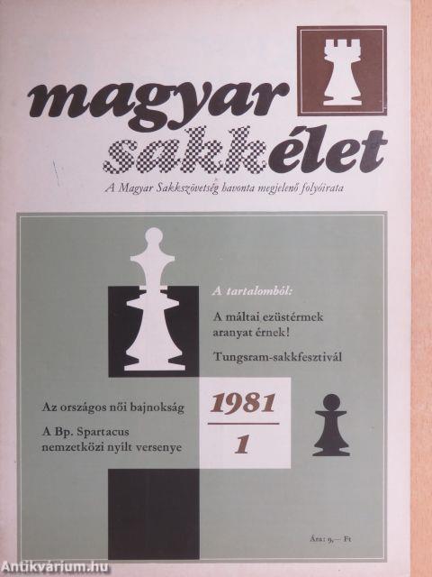 Magyar Sakkélet 1981. január-december