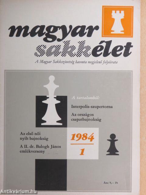 Magyar Sakkélet 1984. január-december