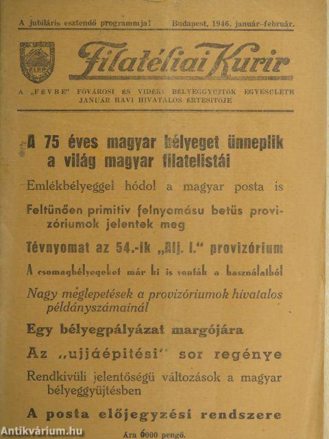 Filatéliai Kurir 1946. január-február