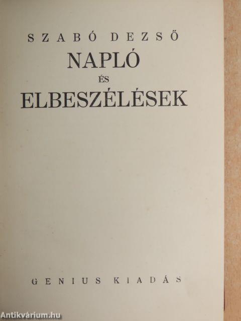 Napló és elbeszélések