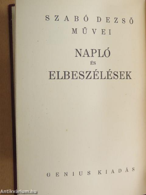 Napló és elbeszélések