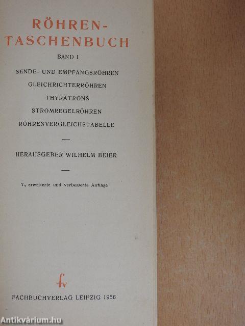 Röhren Taschenbuch I.