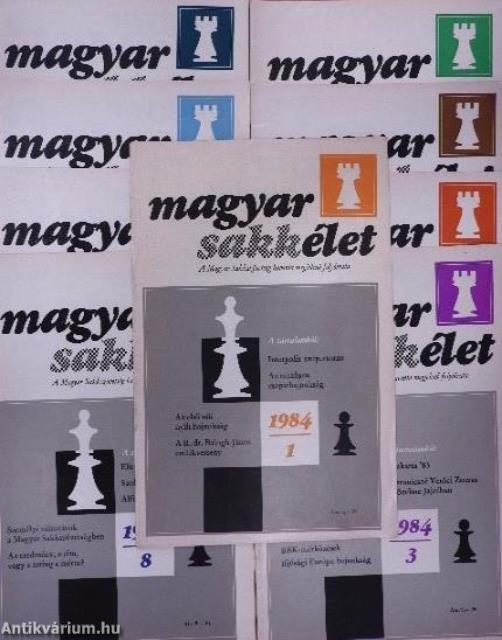 Magyar Sakkélet 1984. (nem teljes évfolyam)