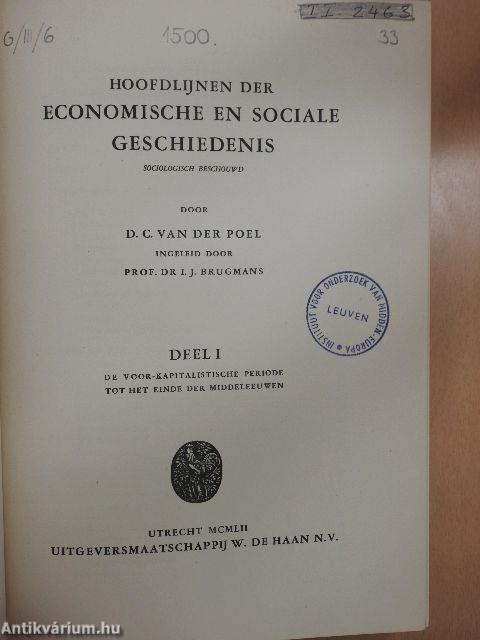 Hoofdlijnen der Economische en Sociale Geschiedenis I-II.