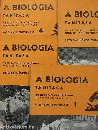 A Biológia Tanítása 1979/1-4.