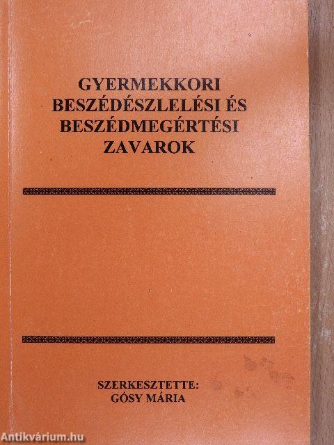 Gyermekkori beszédészlelési és beszédmegértési zavarok