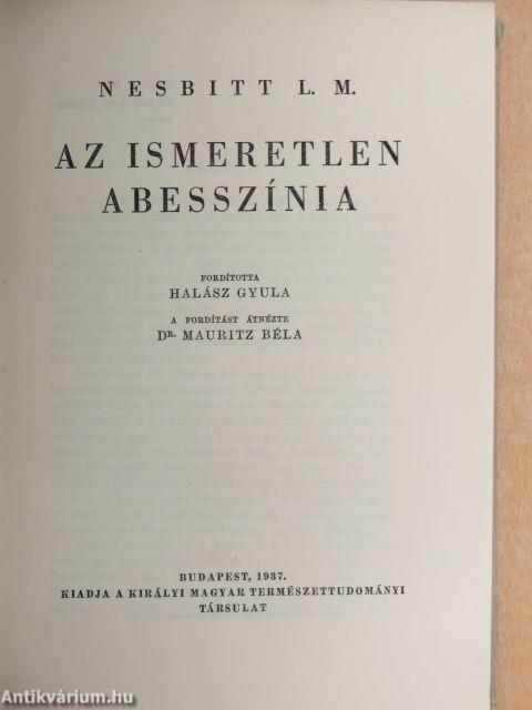 Az ismeretlen Abesszinia