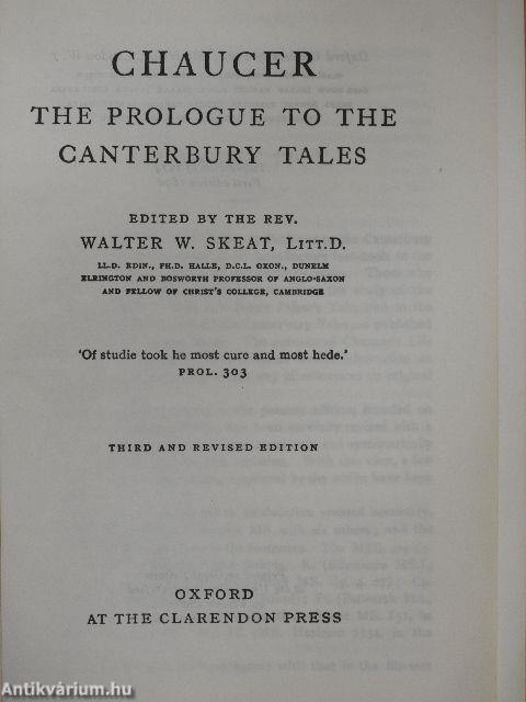 The Prologue to the Canterbury Tales