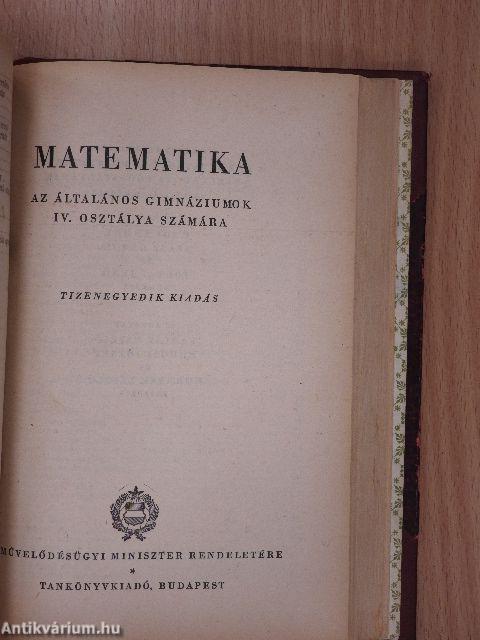 Matematika I-IV.