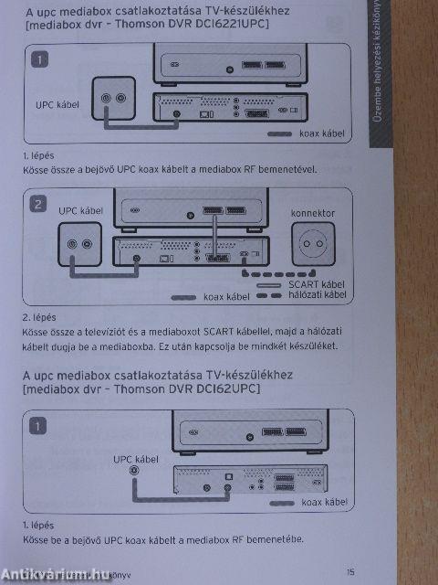 Upc digitális kábeltv felhasználói kézikönyv