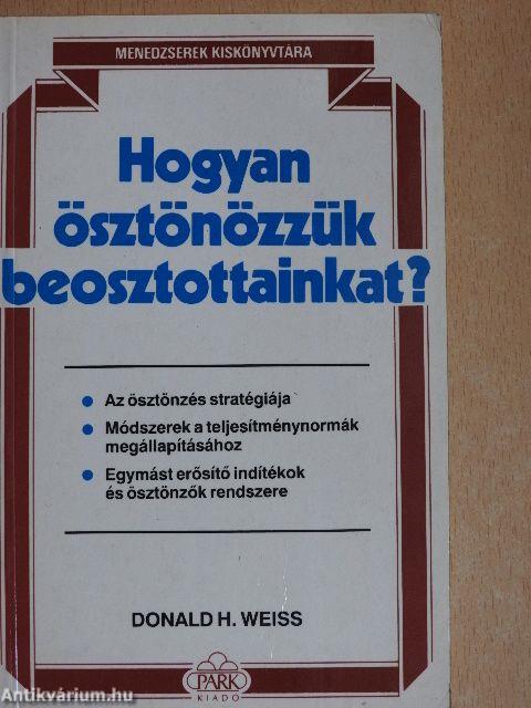 Hogyan ösztönözzük beosztottainkat?