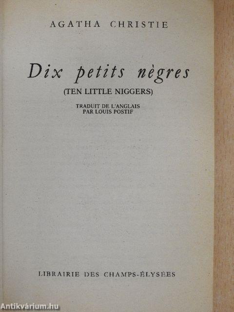 Dix petits négres