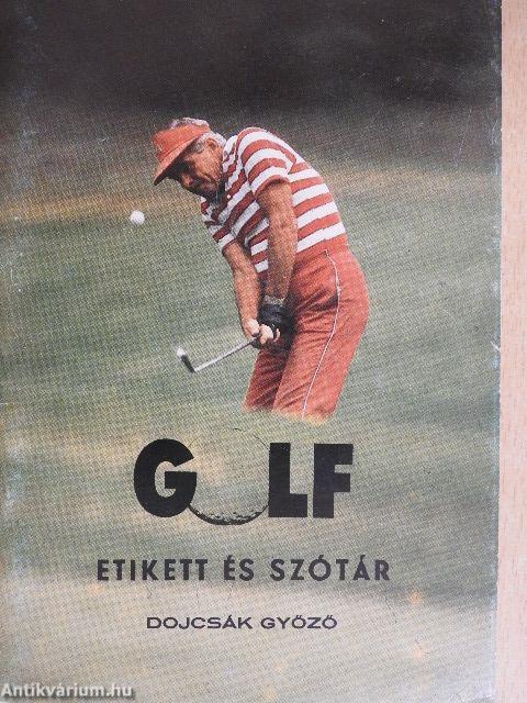 Golf etikett és szótár