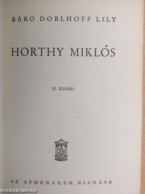 Horthy Miklós (Tiltólistás kötet)