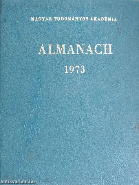 A Magyar Tudományos Akadémia Almanachja 1973