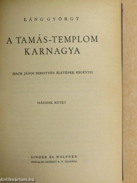 A Tamás-templom karnagya I-III.