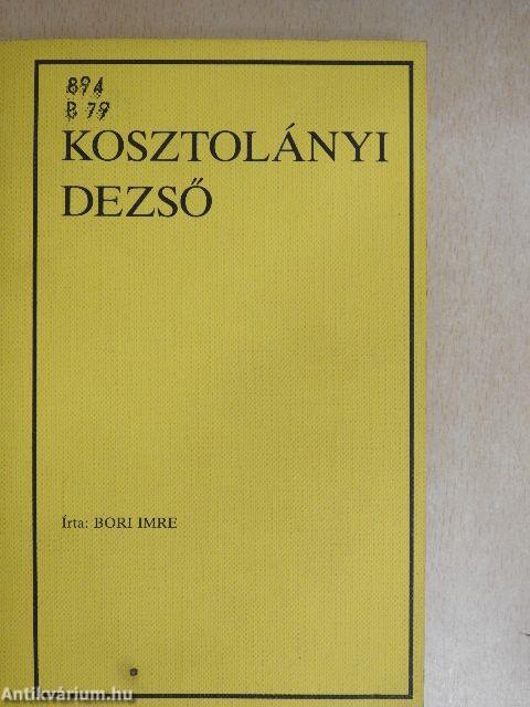 Kosztolányi Dezső