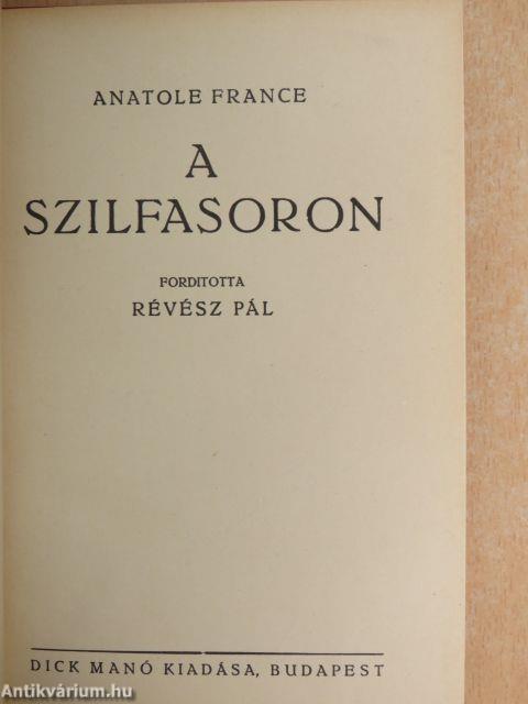 A szilfasoron