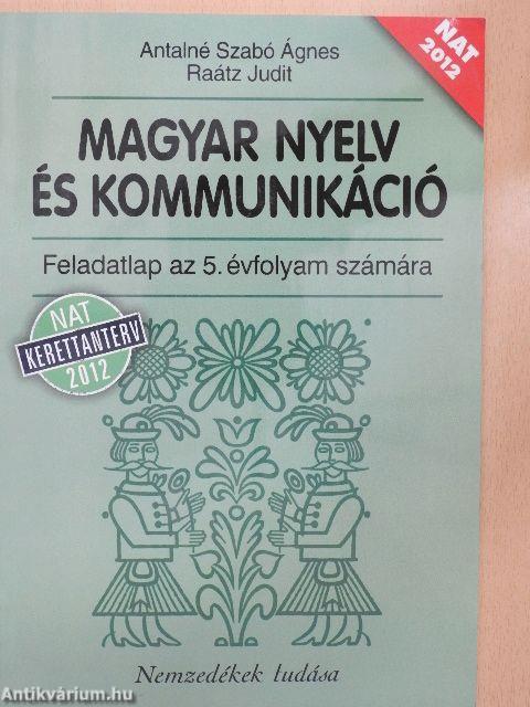 Magyar nyelv és kommunikáció - Feladatlap az 5. évfolyam számára