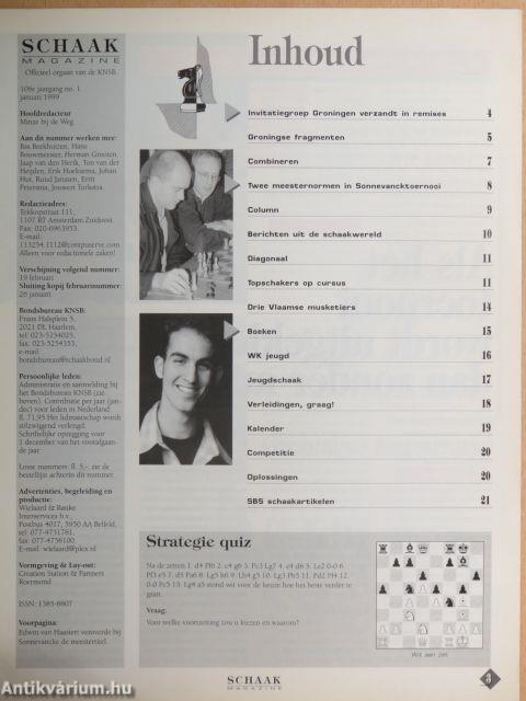 Schaak Magazine 1999. (nem teljes évfolyam)