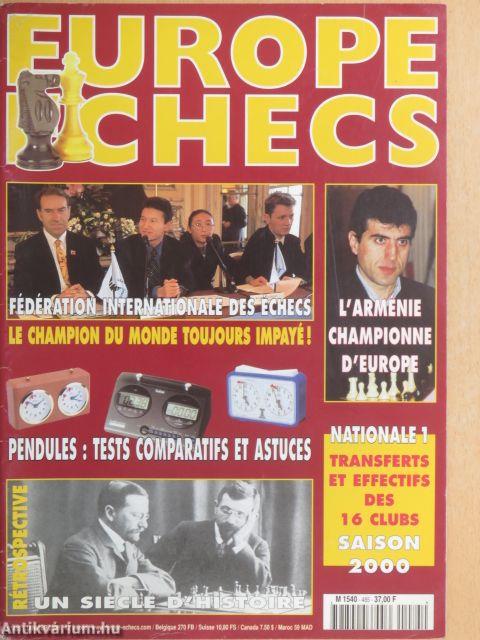 Europe Échecs janvier-décembre 2000