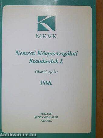Nemzeti Könyvvizsgálati Standardok I.