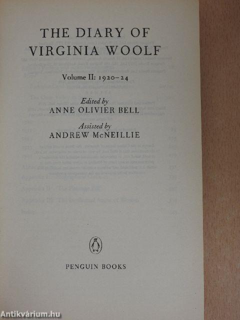 The Diary of Virginia Woolf II.