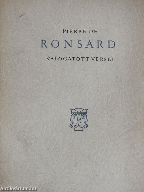 Pierre de Ronsard válogatott versei