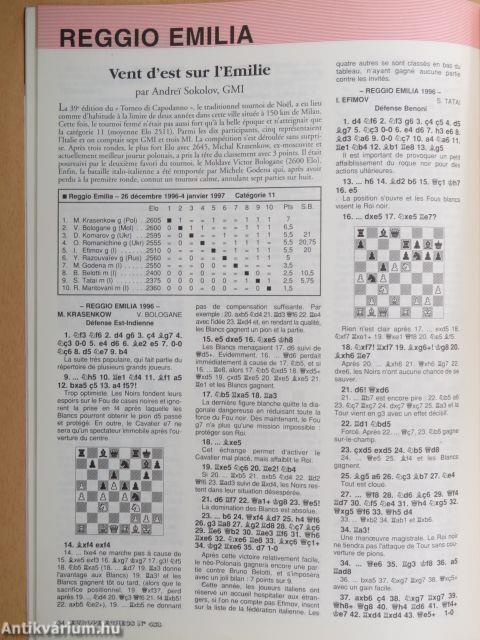 Europe Échecs 1997. (nem teljes évfolyam)