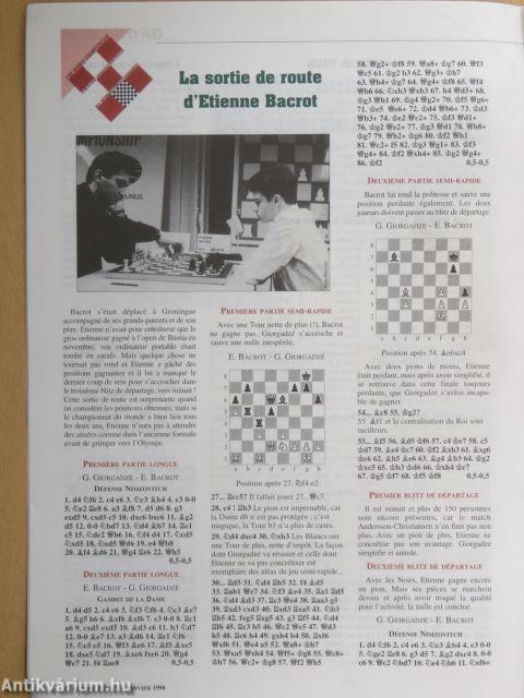 Europe Échecs 1998. (nem teljes évfolyam)