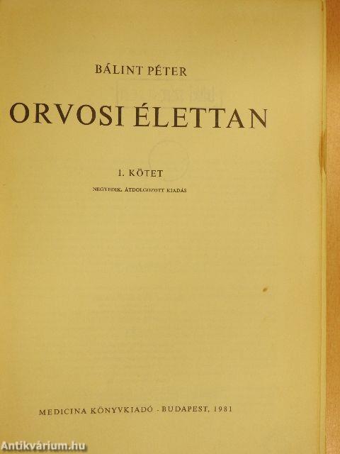 Orvosi élettan 1.