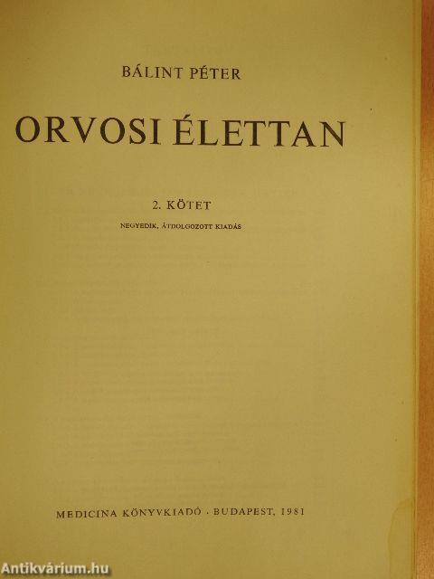 Orvosi élettan II. (töredék)