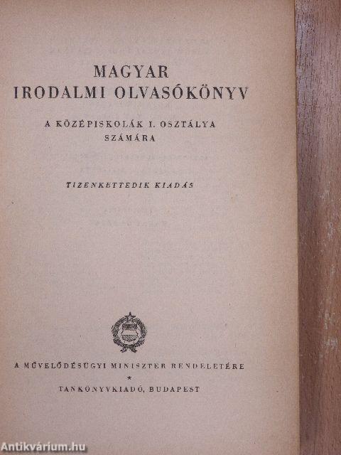 Magyar irodalmi olvasókönyv