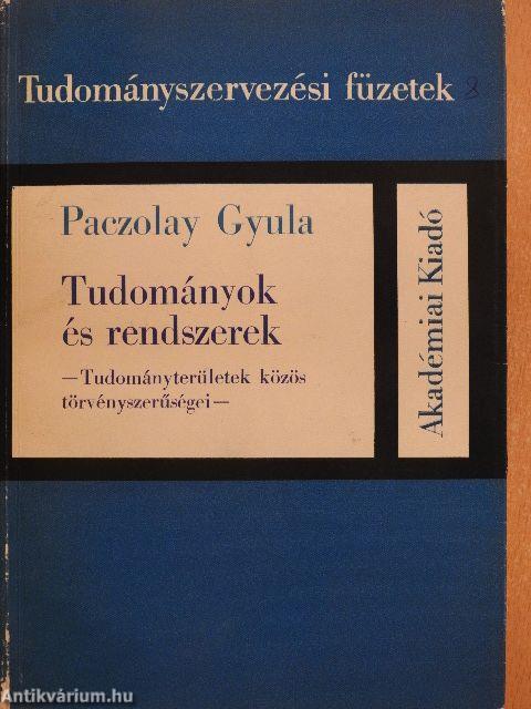 Tudományok és rendszerek