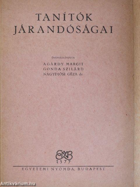 Tanítók járandóságai