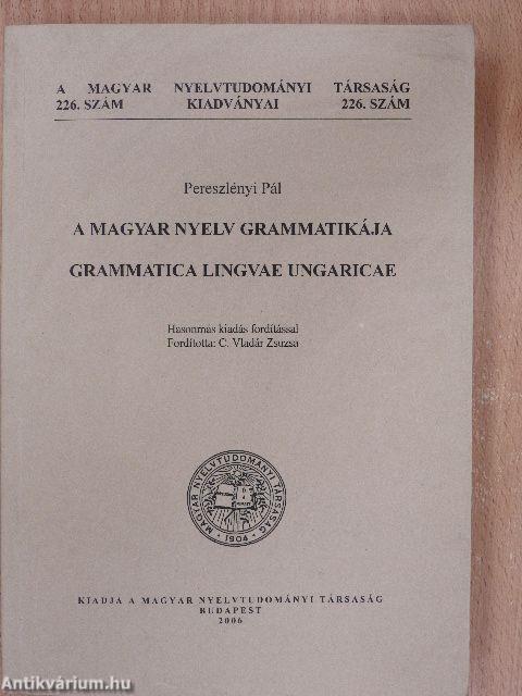 A Magyar nyelv grammatikája