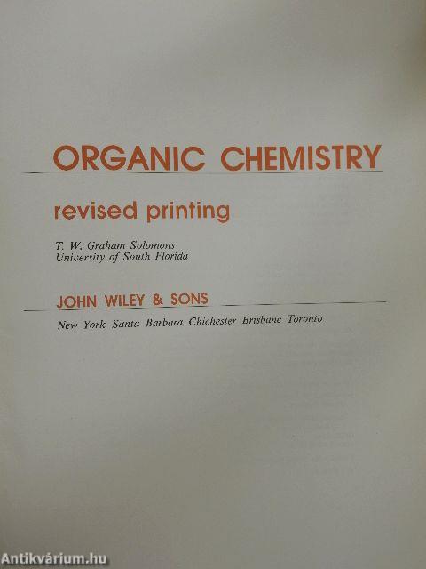 Organic Chemistry