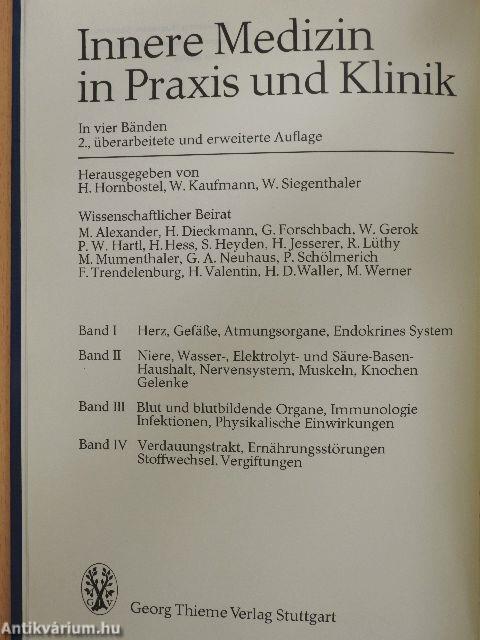 Innere Medizin in Praxis und Klinik I.