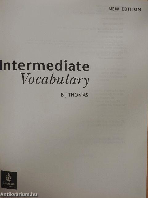 Intermediate Vocabulary