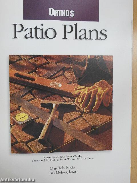 Ortho's Patio Plans